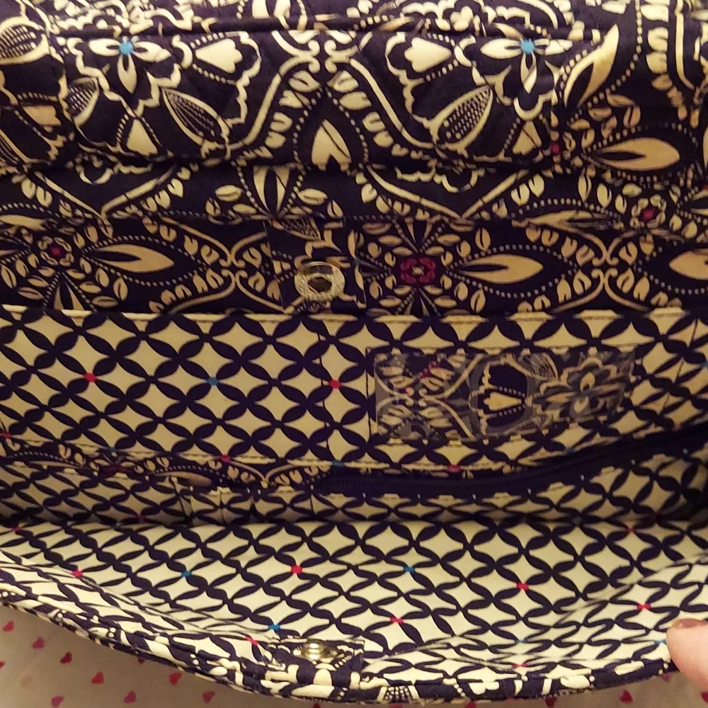 VERA BRADLEY laptop/handbag/wristlet 3 piece set